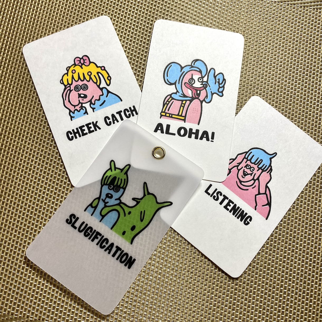50枚セット！タグカード/ピアス台紙を作成します インパクト大！サンクスカードや名刺にもなる！個性むきだし☆ イメージ10
