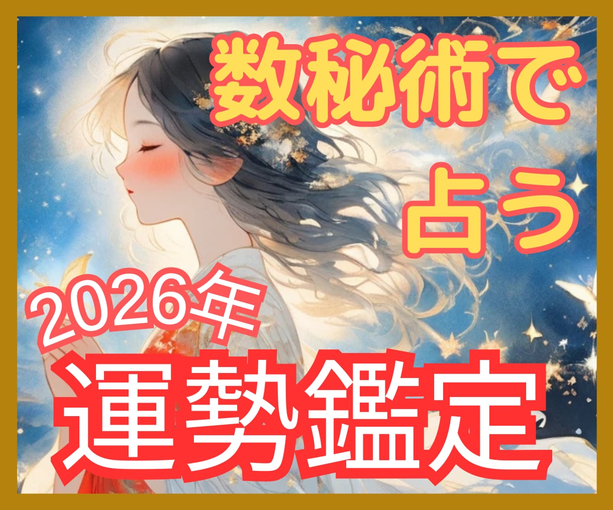 2026年あなたの運勢鑑定を数秘術で読み解きます 運気を味方につけて開運成就｜成功のチャンスをつかみ最高の年に イメージ1
