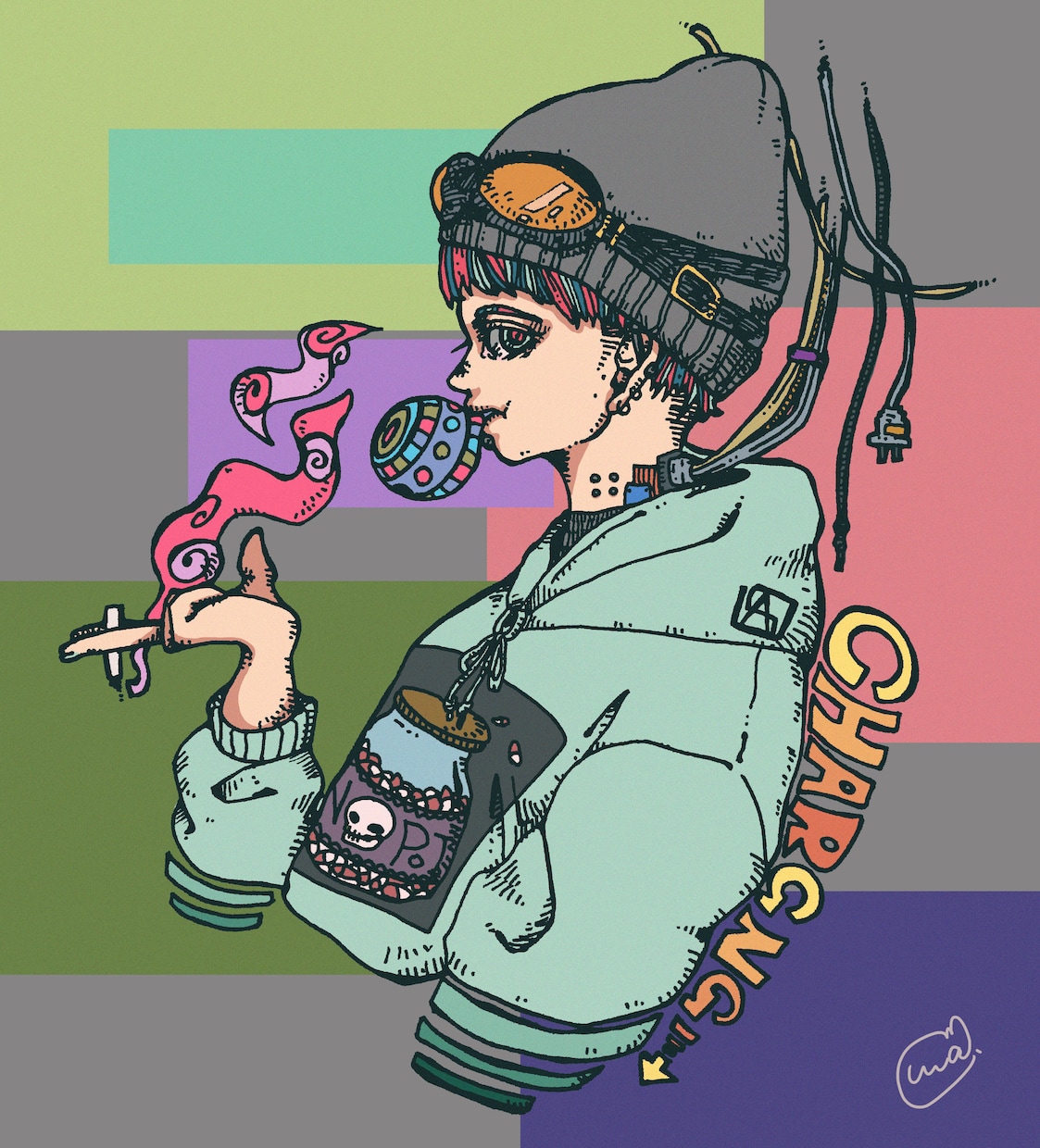 アイコンやプレゼント等に使えるイラスト描きます POPなカラーで目を引くイラスト イメージ4
