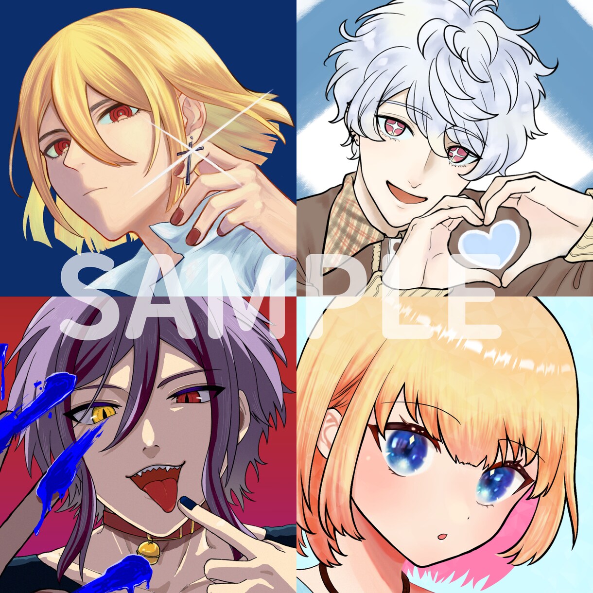 イラスト全般お描きします アイコン・立ち絵・グッズ等に使用できるイラストを制作します！ イメージ2