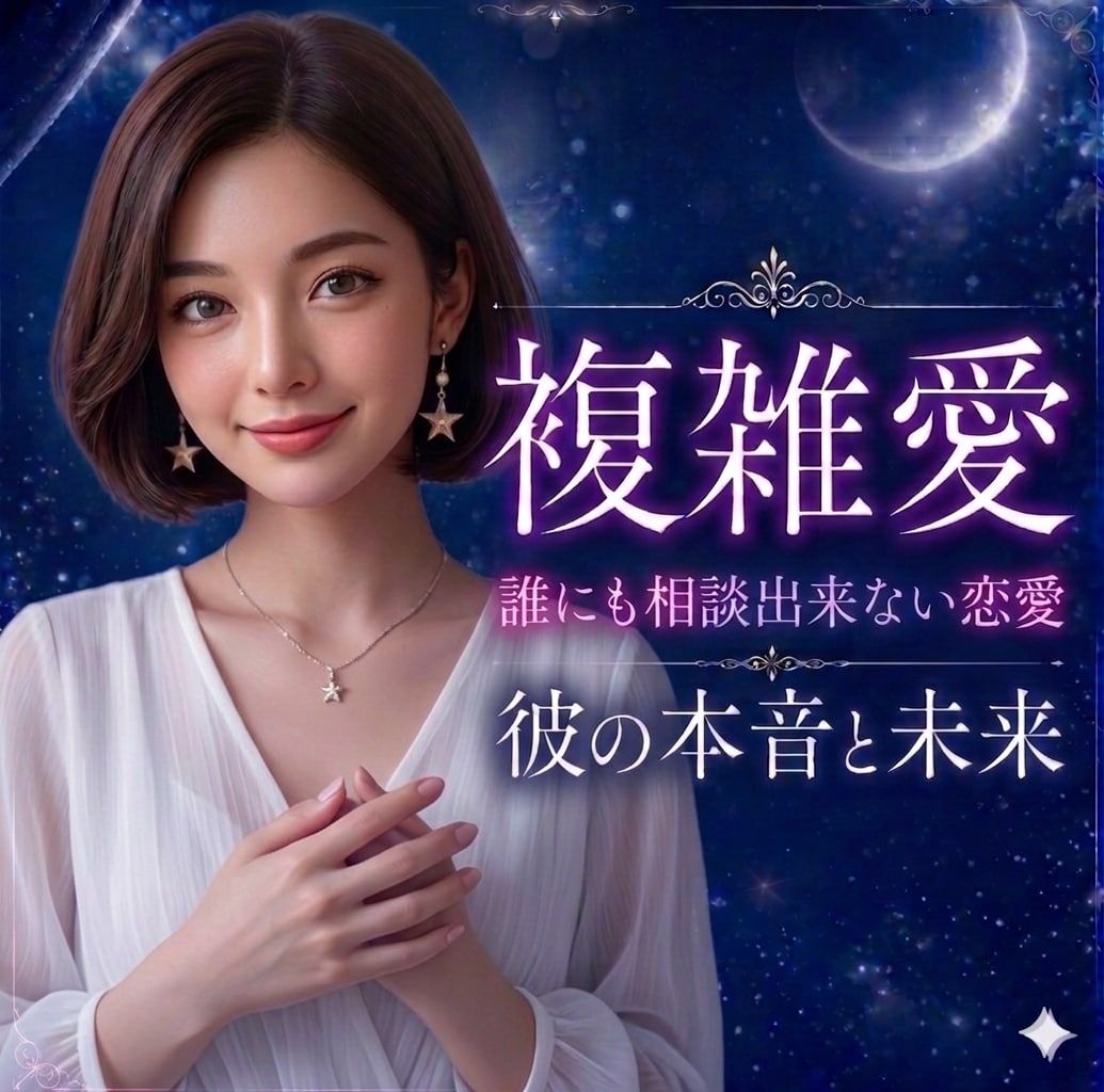 不倫Ｉ彼の気持ちを知りたい。本心を読み解きます 複雑な恋。誰にも相談出来ない既婚者の彼の気持ちを霊視します イメージ1