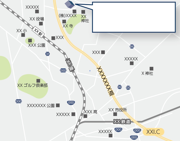マップ、案内図、フロア図　などをつくります チラシ／カタログ／HP等に　ラフ図、住所などからイラスト化 イメージ3