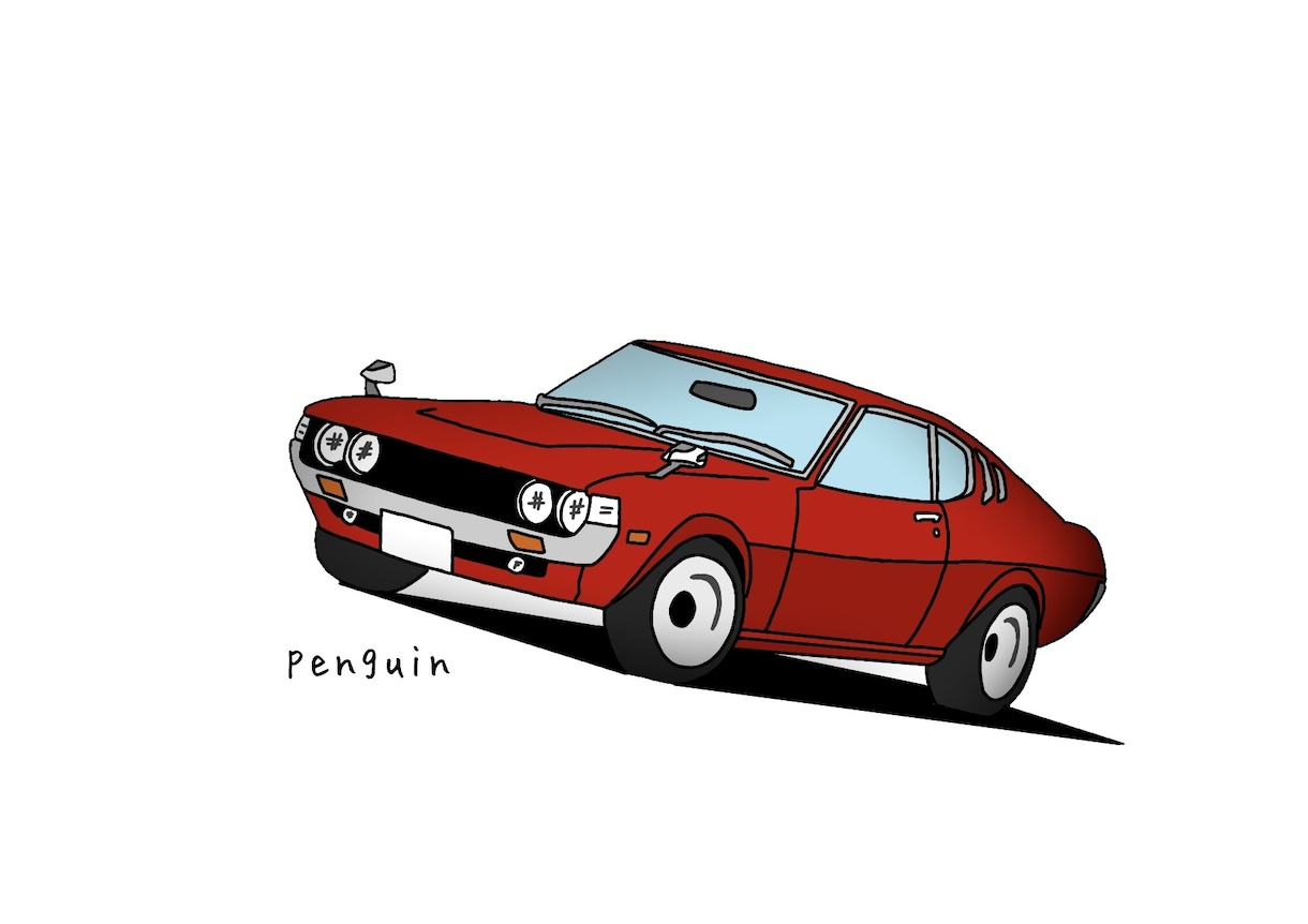 お好きなお車描きます リアルだけど可愛いイラストを描きます！ イメージ1