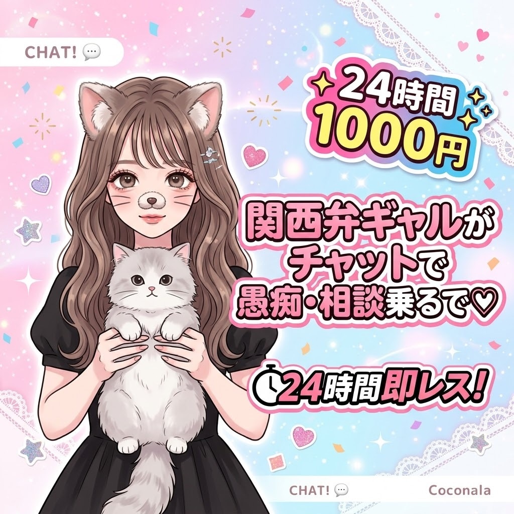 いつでもチャット！あなたの愚痴・雑談・相談乗るます いつでもなんでもチャットしてねー!通知爆音にしてる！ イメージ1