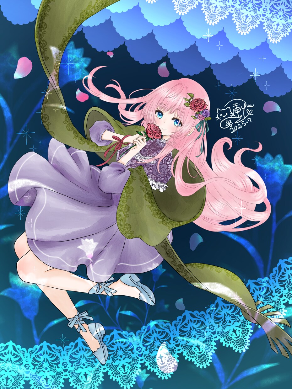 VLiverやオリジナルの可愛い女の子を描きます イラスト、ちびキャラ、アイコン利用可能、VLiverが描く！ イメージ2
