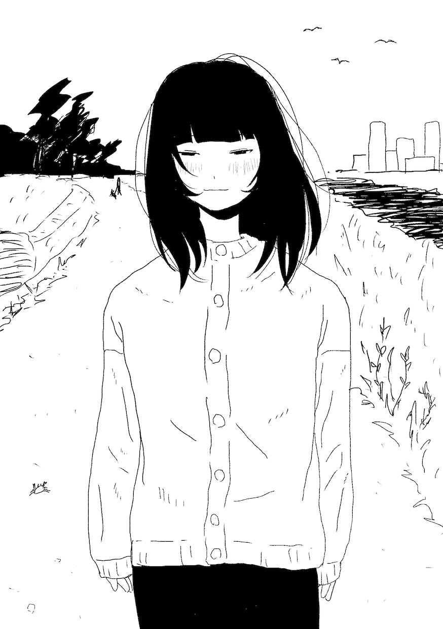 ゆるいモノクロイラスト描きます SNSアイコン・動画用・一枚絵・挿絵など ◎商用OK イメージ8