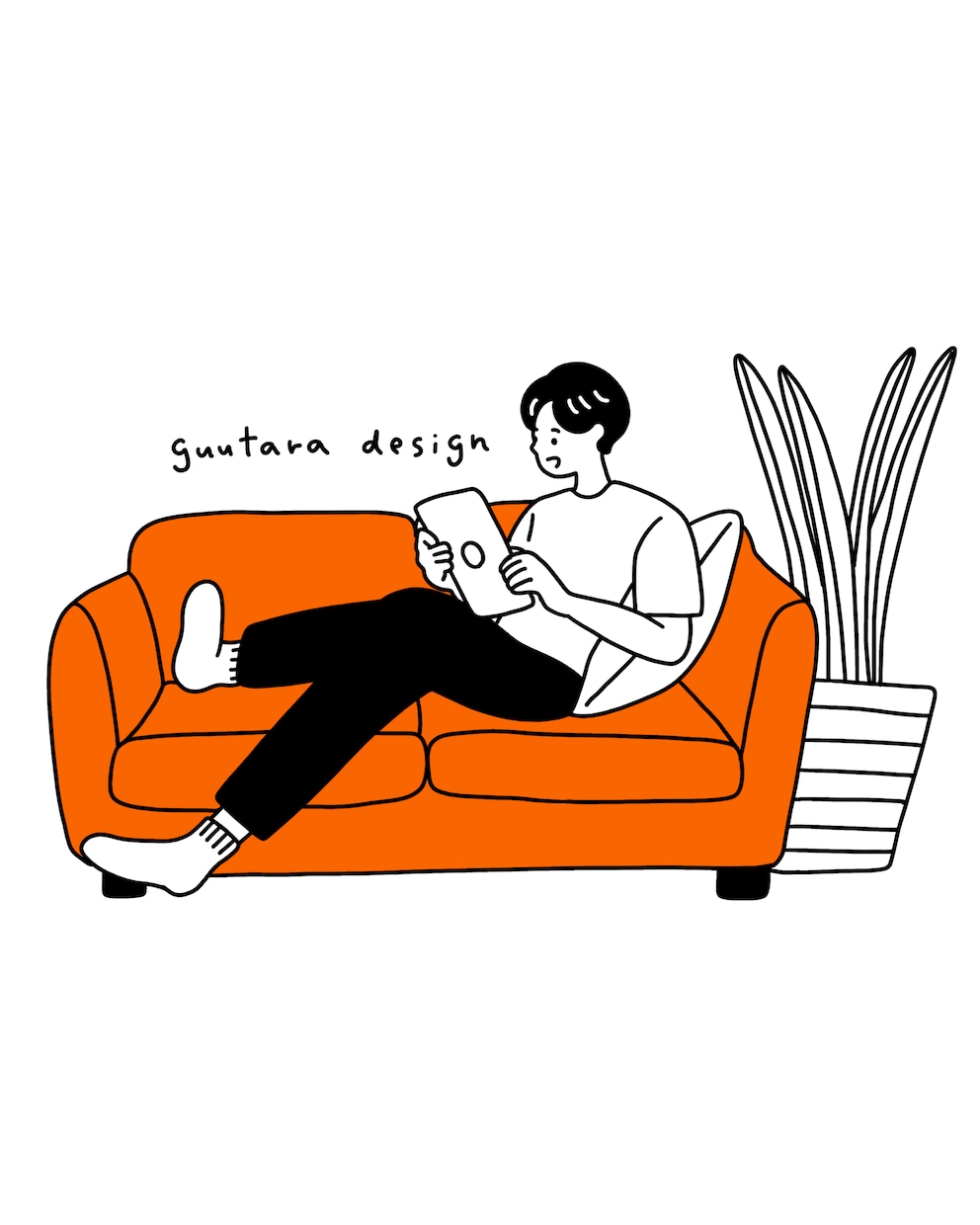 シンプルな線と色で人物や動物のイラストを描きます 【商用利用OK】オリジナリティのあるイラストでブランド力UP イメージ6