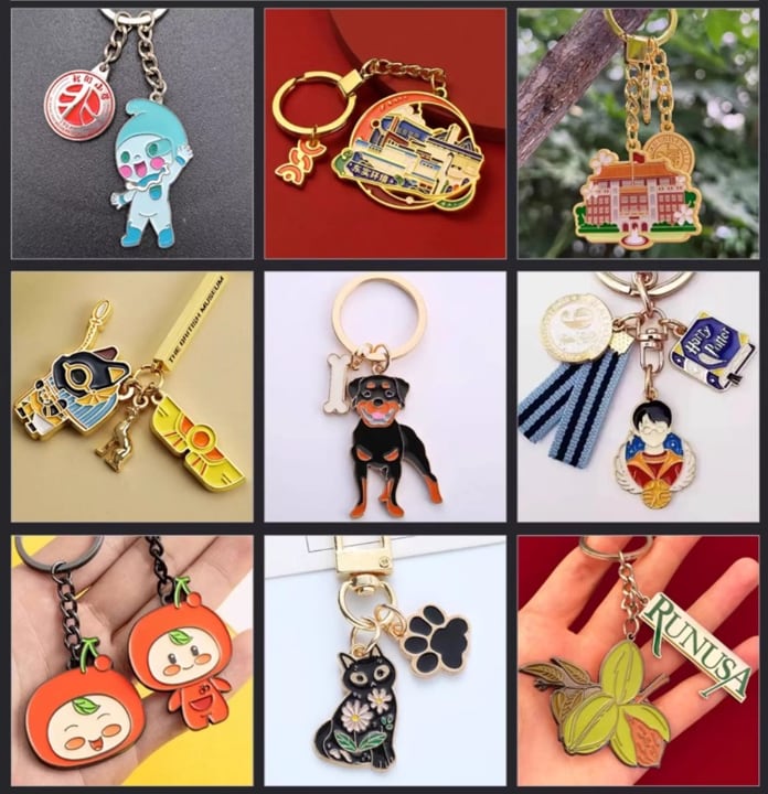 オリジナルの金属製キーホルダーをお作り致します 記念品・キャラクターグッズ・ノベルティ・ギフトにどうぞ イメージ5