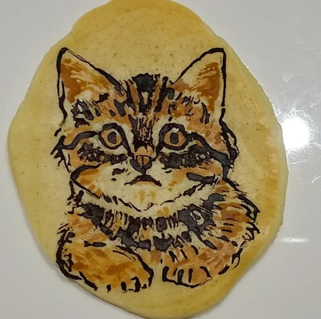 大切なペットちゃんが、パンケーキに変身しちゃいます パンケーキアートでペットちゃん似顔絵を描き、撮影します！ イメージ4