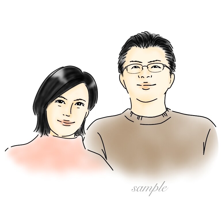 似顔絵で元気とパワーを送ります SNSアイコンやプレゼントにも。 イメージ9
