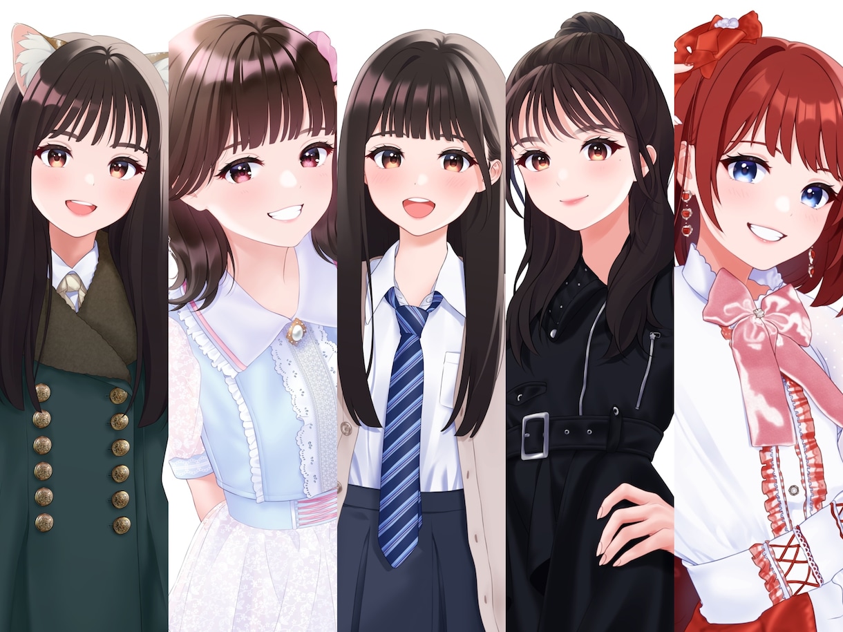 フラワースタンドに特化☆華やかな似顔絵を制作します 大好きな人に贈るフラスタ。イラストを添えて特別感アップ♪ イメージ1