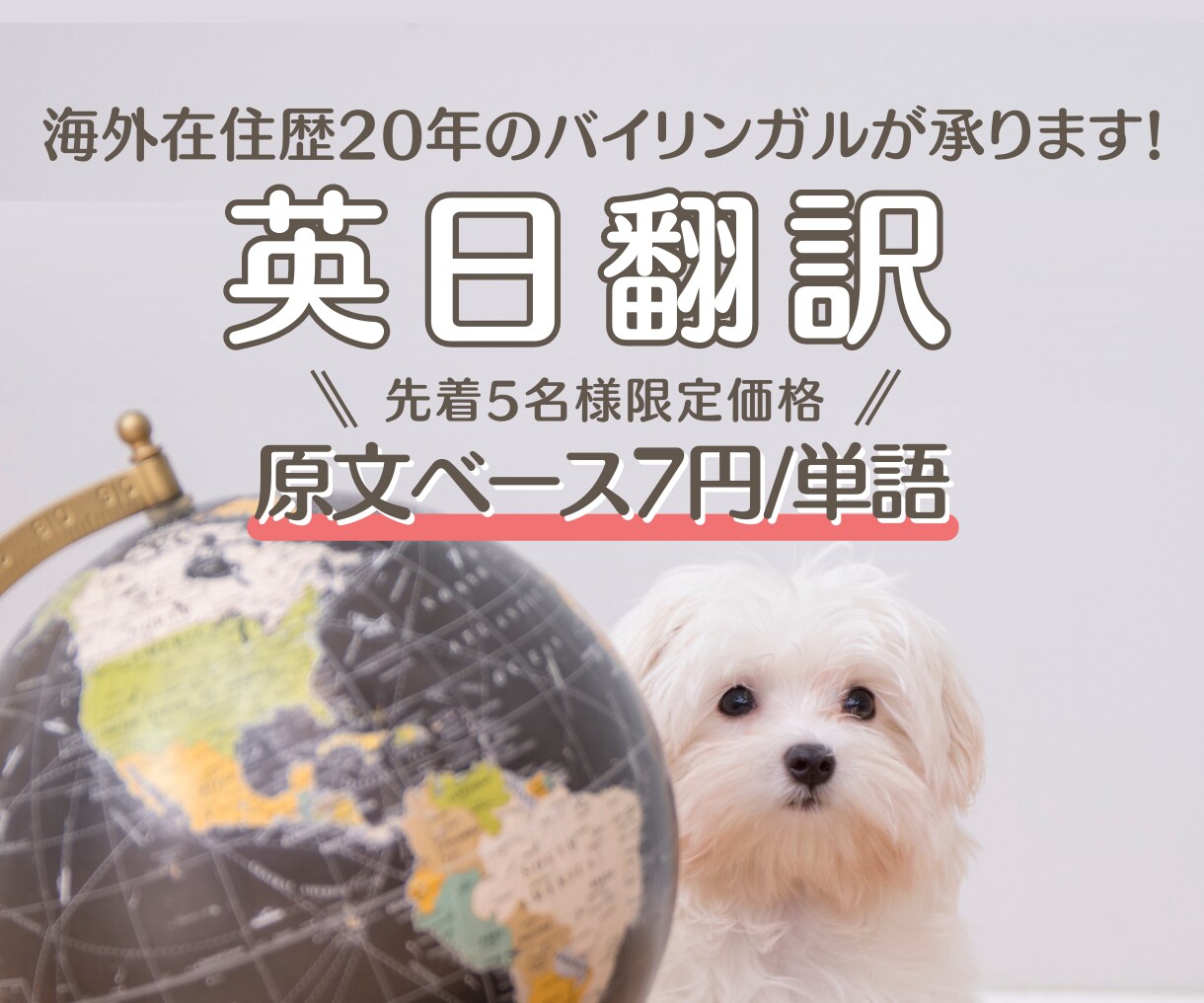 帰国子女の理系修士が「英→日」翻訳承ります 先着5名様限定価格！バイリンガルによる翻訳をお得に提供！ イメージ1