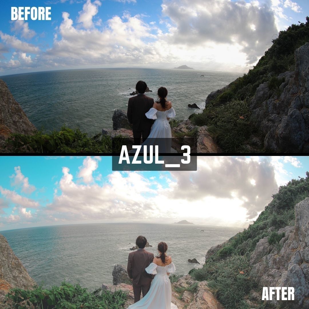 AZUL｜Lightroomプリセット販売します スマホで撮影した写真、ワンタッチで大変身！ イメージ9