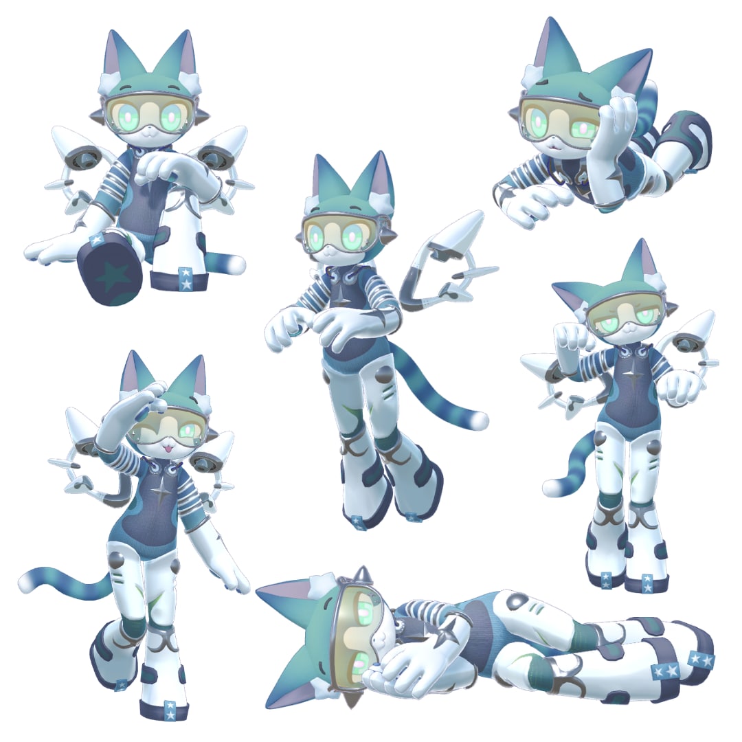 VRChat用人外アバター制作いたします デフォルメ・獣・ロボなどの人外専門 イメージ1