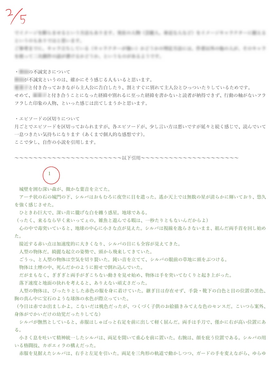 京大卒ラノベ新人賞受賞者が小説の添削・校正をします 【コンテスト受賞者出ています】感動ものの作品を書きたい方向け イメージ3