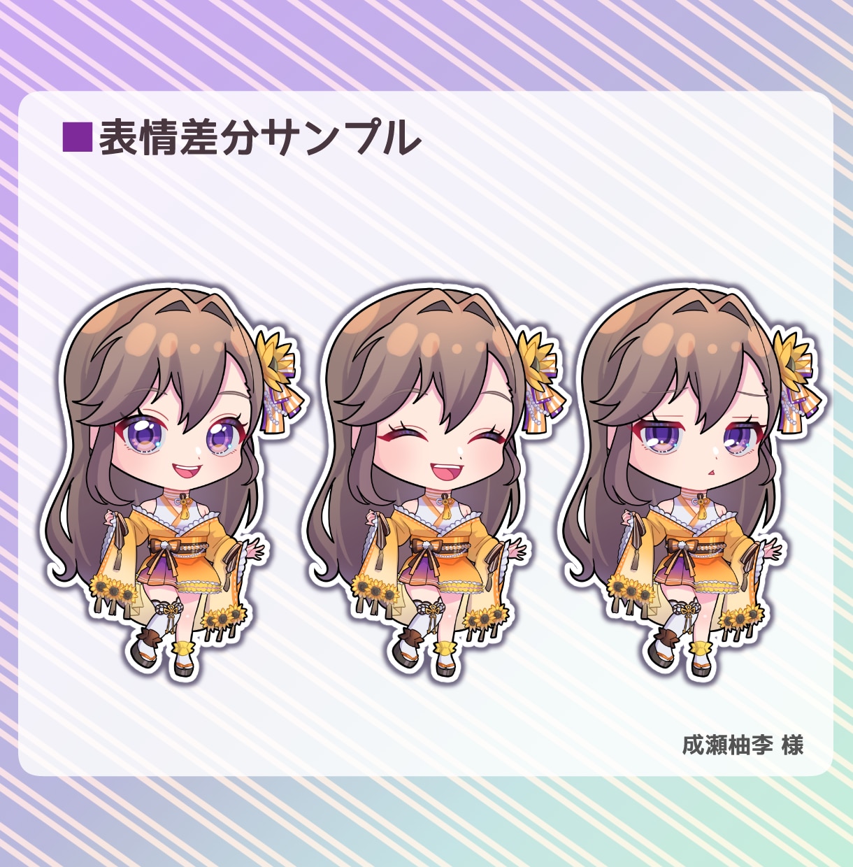 SD（デフォルメ、ミニ）キャライラスト作成します アイコン、グッズ、配信などにどうぞ！ イメージ5