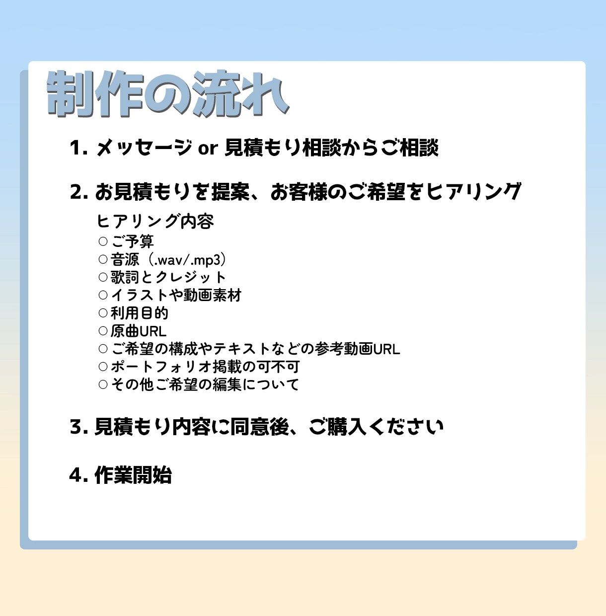 歌ってみた・オリジナル曲等のMV・PV制作します 初めての方もご安心ください！一緒に素敵なMV作りませんか。 イメージ7