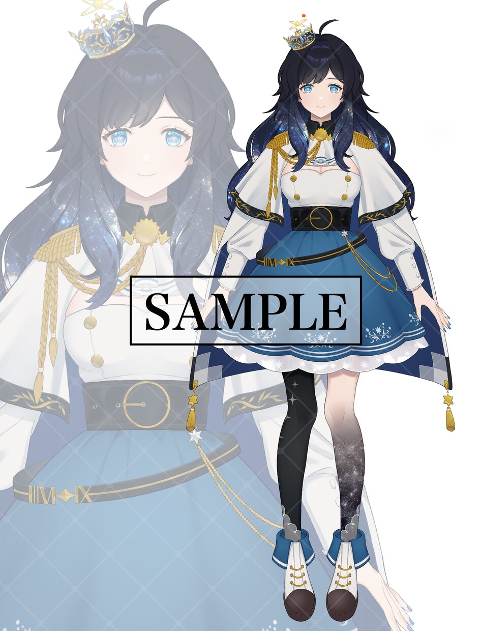 VTuber、TRPG等の立ち絵制作いたします キャラデザ・差分・パーツ分けも対応可能です！ イメージ8