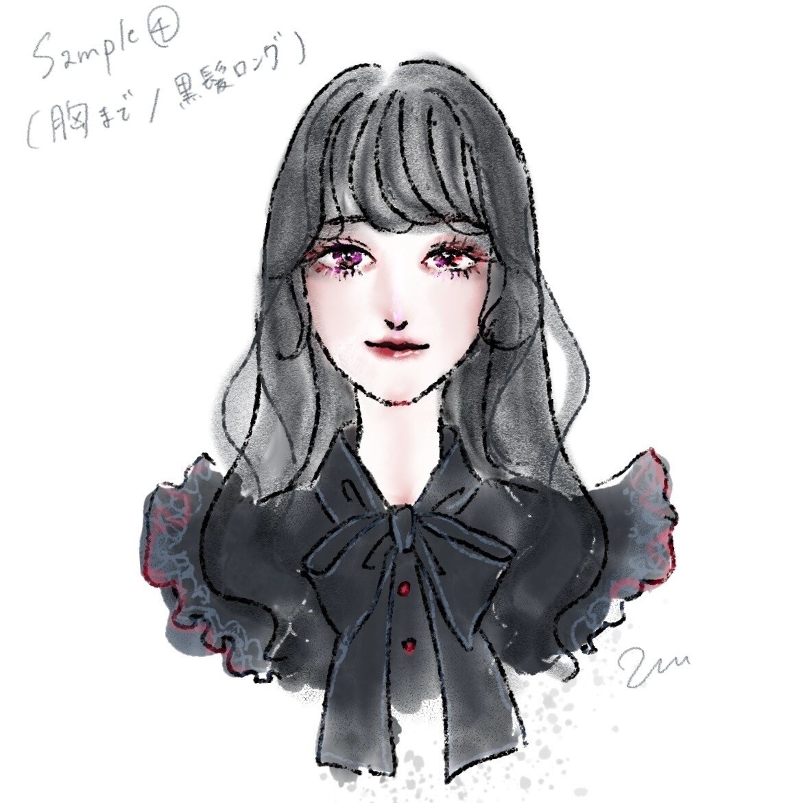 SNSアイコン用イラストを描きます アナログスケッチ風の印象的なイラストお探しの方へ イメージ5