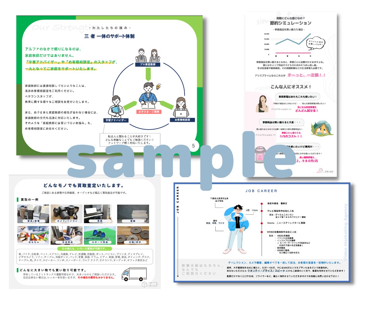 分かりやすい営業資料・ビジネス資料を作成します 営業マンの目線で企画・ライティング・デザイン仕上げをお手伝い イメージ4