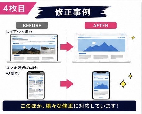 HTML / CSSの修正・調整承ります HTML/CSSに関する小さなお困りごとに対応いたします。 イメージ4