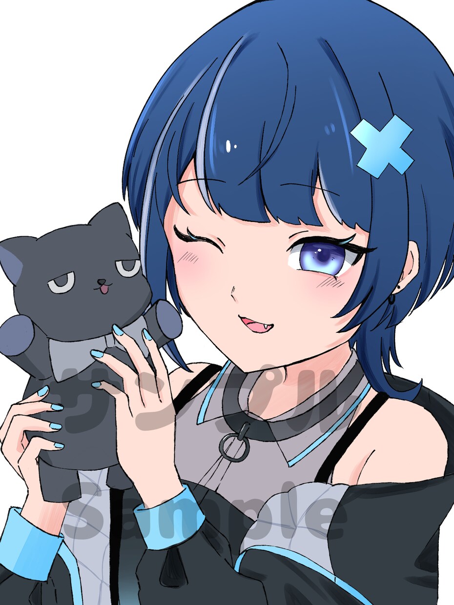 表情が映えるバストアップイラストお描きします 商用利用〇アイコン･サムネ･おはV素材にもご利用いただけます イメージ2