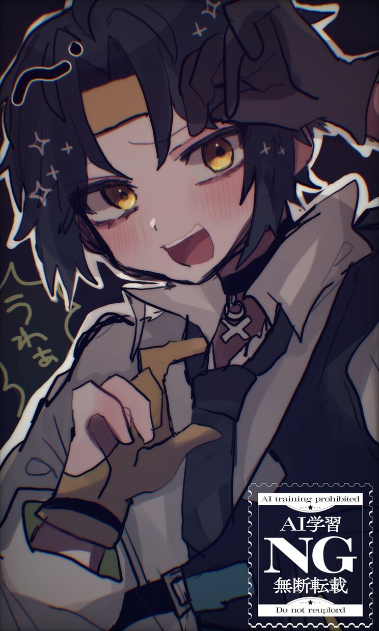 SNSアイコンや1枚絵、夢絵など描きます ダークな絵柄で癖になるようなイラストを描きます！♡ イメージ1