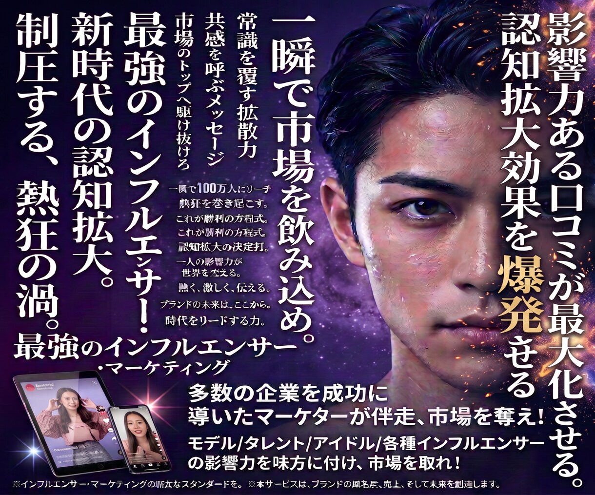 企業戦略に7億強の人気モデルの影響力を活用頂けます ヒット商品サービス多数誕生/1000万再生多数/ココナラ三冠 イメージ3