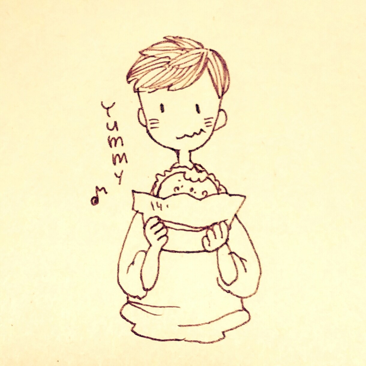 イラストお描きします ちょこっと描いてほしいあなたに！〈手描き風ほんわかイラスト〉 イメージ3