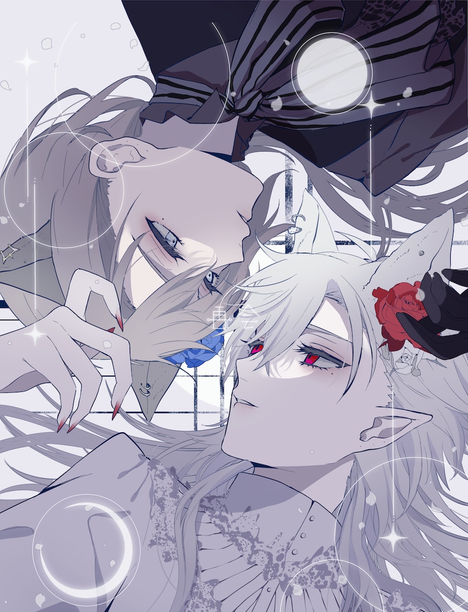 ダーク系、ゴシック系のイラストを制作します キャラデザ、立ち絵、歌ってみたイラストなども イメージ8