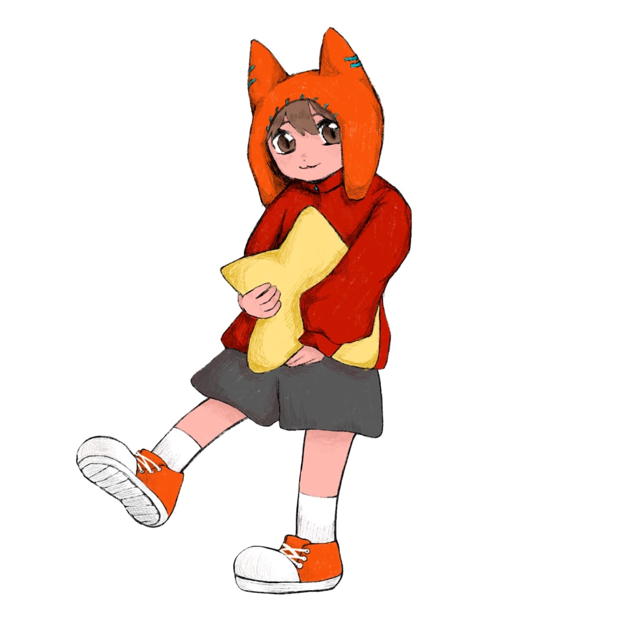 SNSアイコン・一枚絵などを制作いたします 少しラフで雰囲気のある少年少女、動物のイラストが得意です。 イメージ1