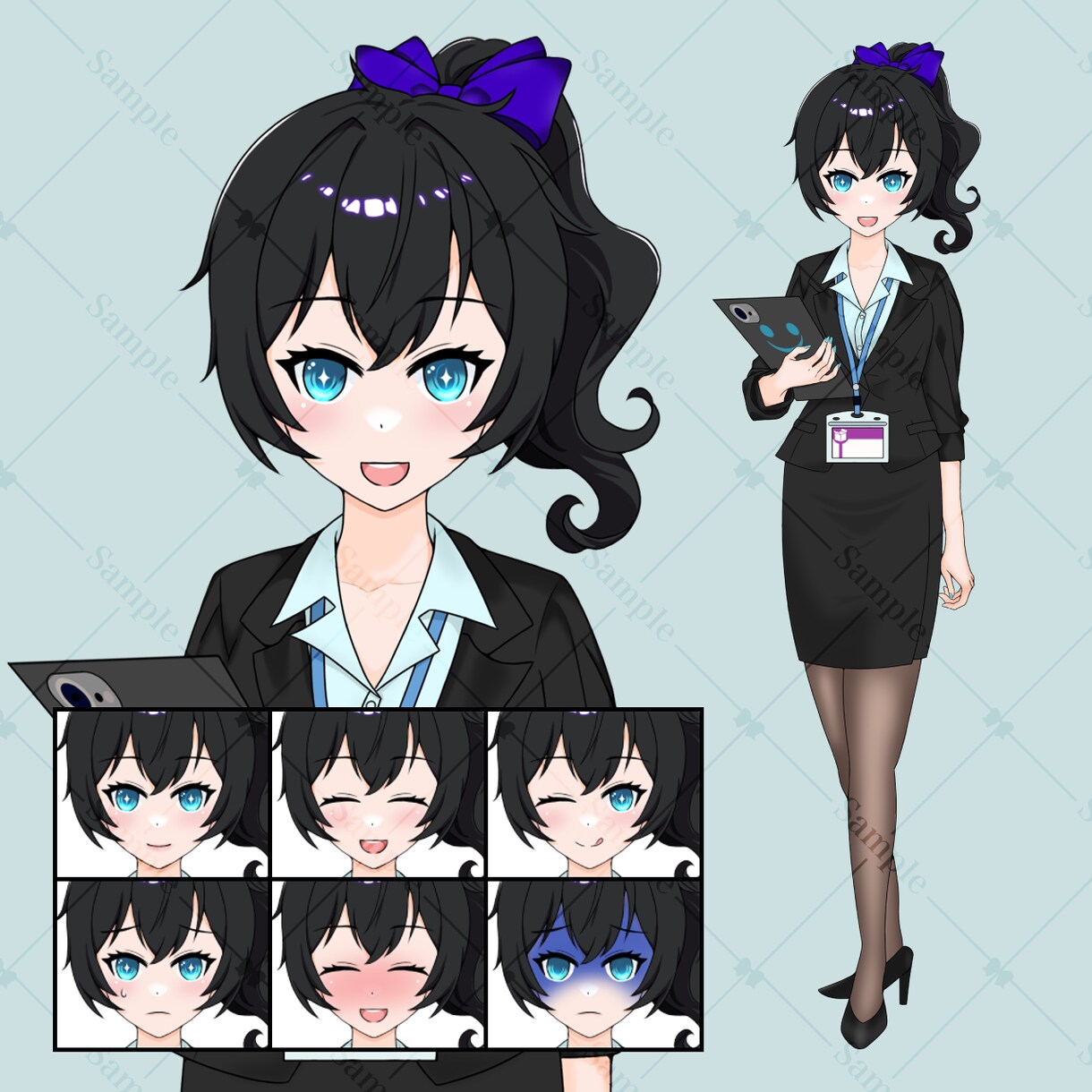 IRIAM等の配信者向けの立ち絵を制作します ポップで可愛い女の子が得意です！ イメージ2
