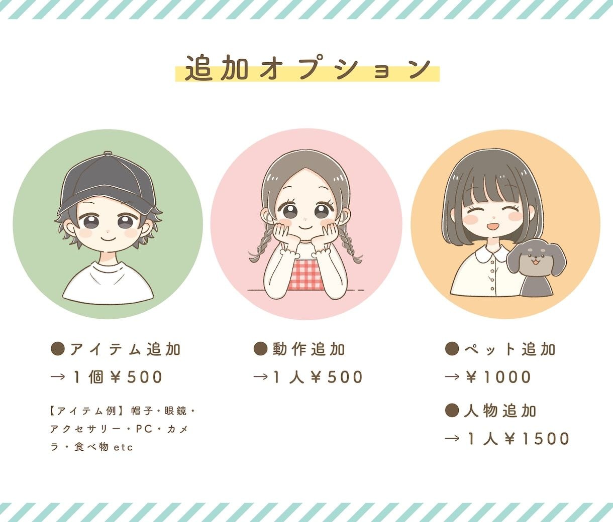 ゆるかわアイコンを描きます ポップで明るい印象のアイコンです☺ イメージ5