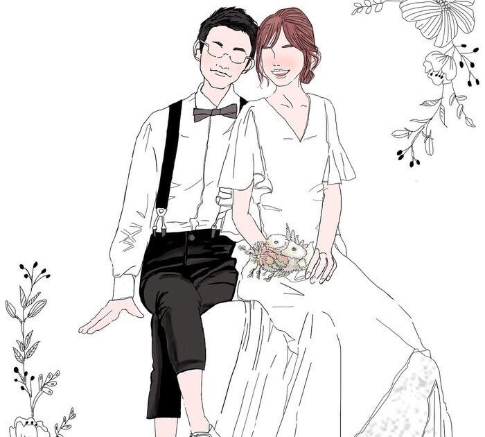 写真からオリジナルイラストにします 思い出のお写真や子どもの可愛い姿をイラストに♡ イメージ3