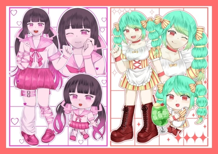 先着5名！特別価格で可愛いイラスト描きます 商用利用OK！追加料金なしで1枚絵描きます！ イメージ6