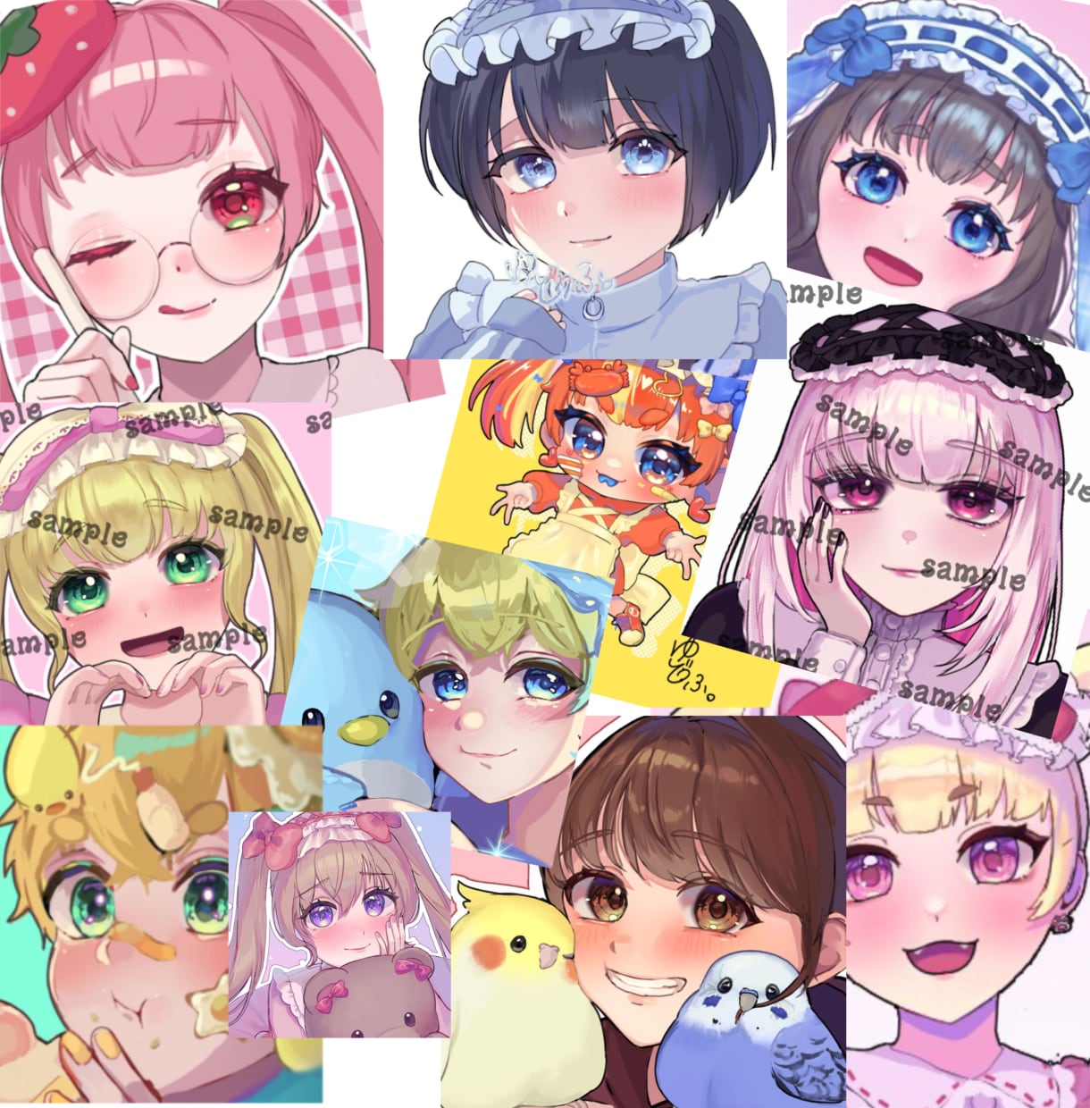 安価！あなただけの1枚！可愛いアイコン作ります ミニキャラもOK！追加料金無し！丁寧なやりとりを約束します！ イメージ1