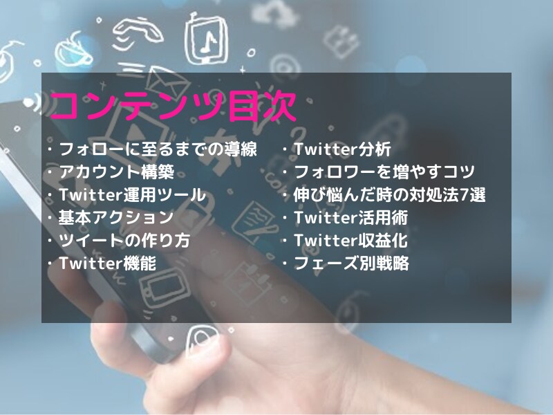 10部限定価格・Twitter運用の教科書ます 10,000フォロワー達成までのロードマップ イメージ2
