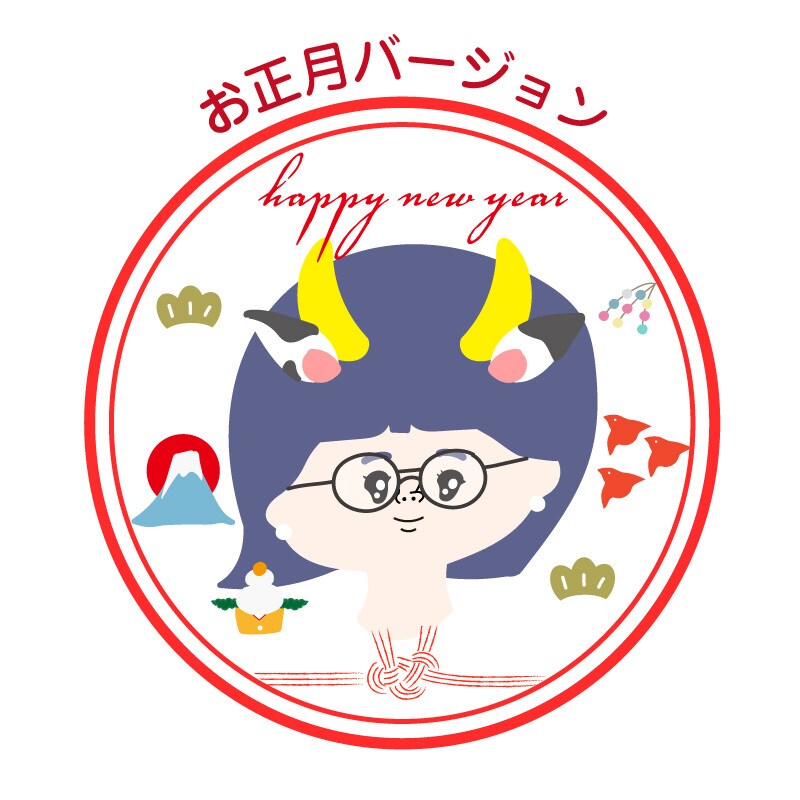 カスタムアイコン作成します オリジナルアイコンを着せ替え♬お年賀バージョン！ イメージ1