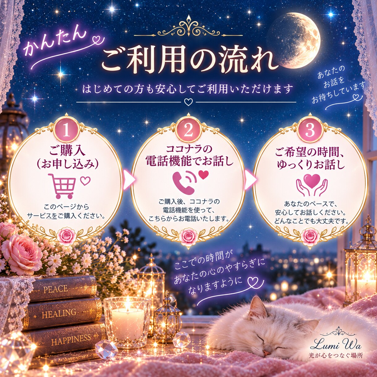 誰にも言えない話、じっくりお聞きします 否定せず、あなたのペースでお話を伺います イメージ3