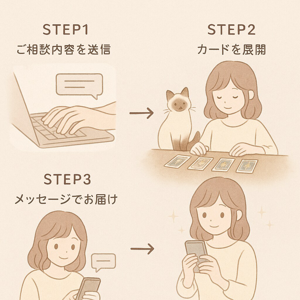 じっくり鑑定　心に寄り添い読み解きます 寄り添いながら丁寧に読み解きます イメージ2