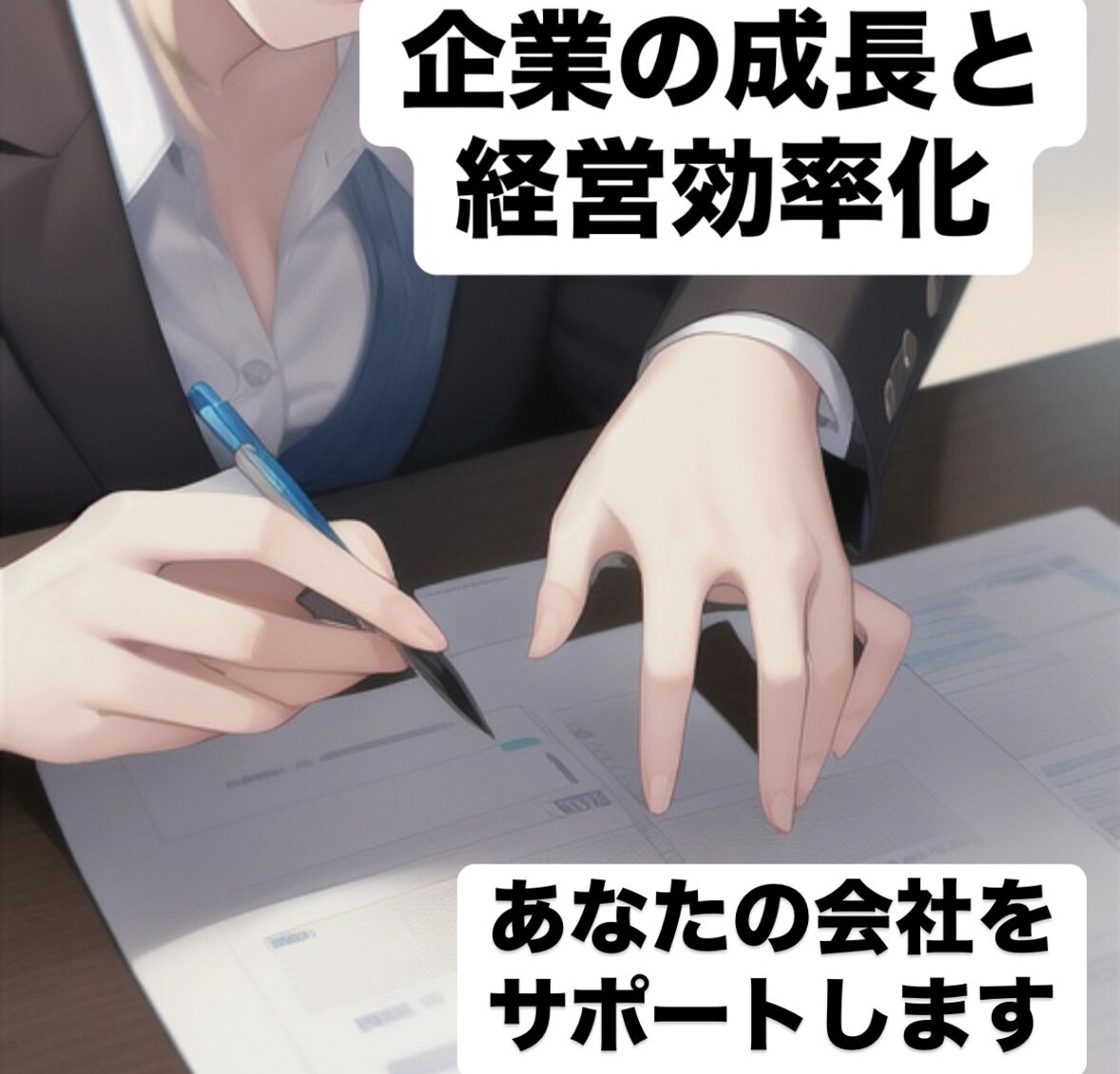 企業の成長と経営の効率化の手助けをします 悩みや目標など、どんな内容でも対応してます イメージ1