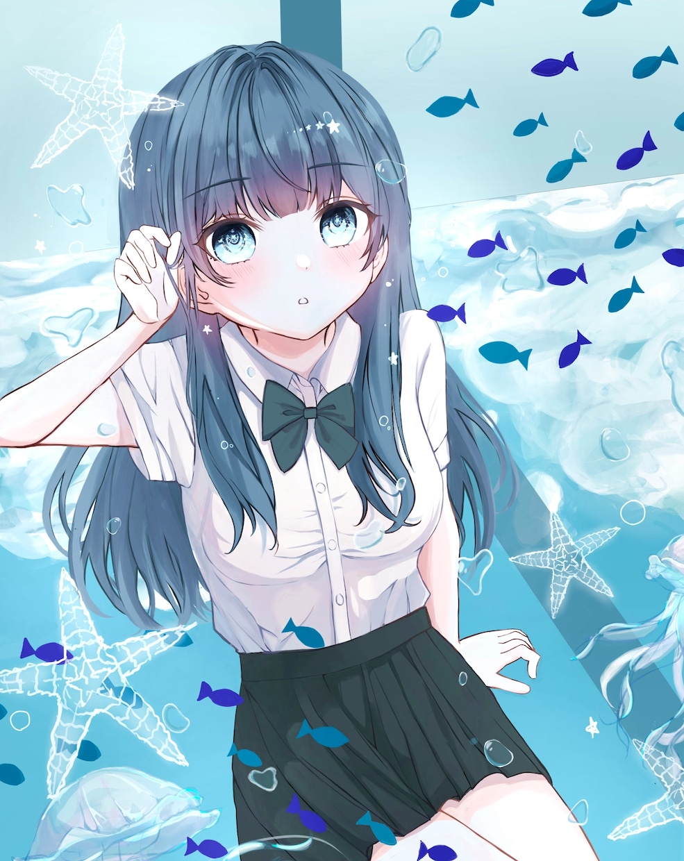 キラキラ可愛い女の子イラスト作成します アイコンやヘッダー、動画の挿絵や広告などにいかがでしょうか！ イメージ2