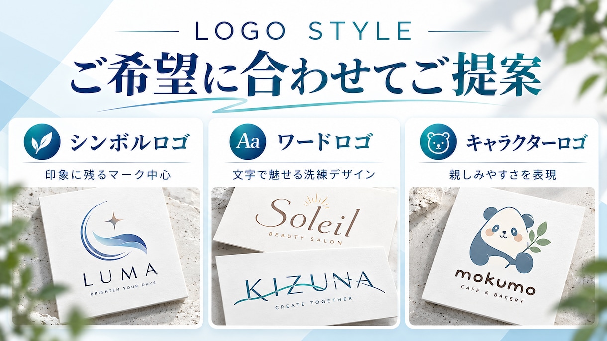 想いが伝わるオリジナルロゴを制作します 店舗・サービスに長く使えるロゴをご提案します イメージ4