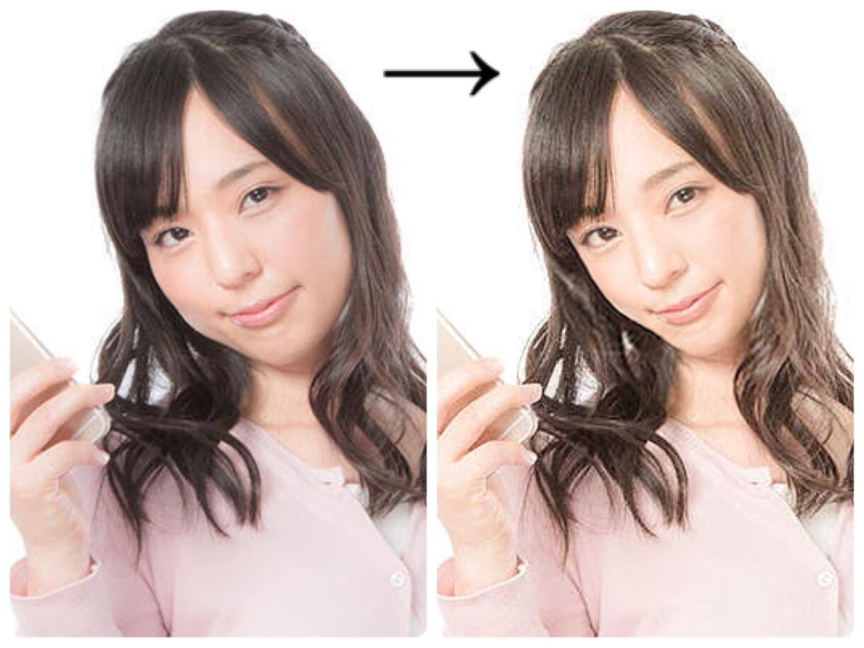 写真を美しく加工します コンプレックスを全て消し去る！ イメージ7