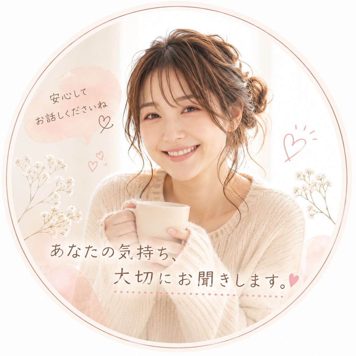 誰にも言えない気持ち、否定せずにお聞きします 「こんなこと話して大丈夫かな…」もちろん大丈夫です！ イメージ2