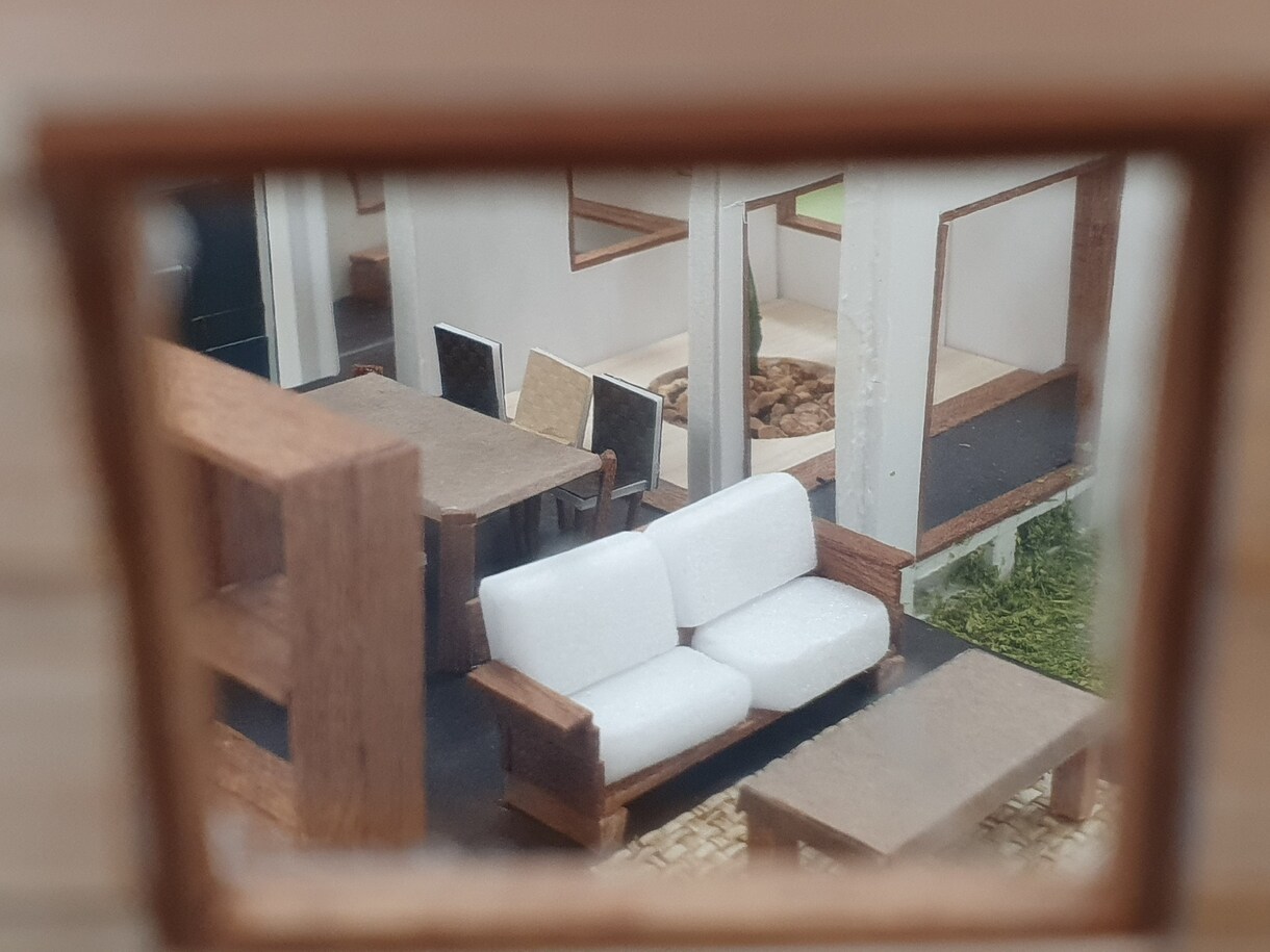 建築学生の1/50の模型を作ります インテリアの提案をして頂ければ簡素に仕上げます1つ500円 イメージ7