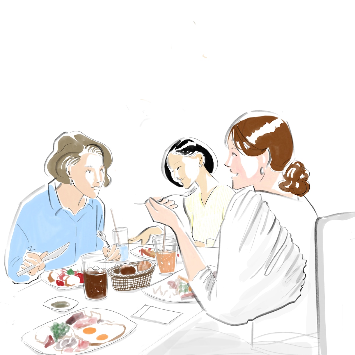 透明水彩でシズル感のある食べのもイラスト描きます 写真より美味しそう！おしゃれで映える食べ物イラスト イメージ8