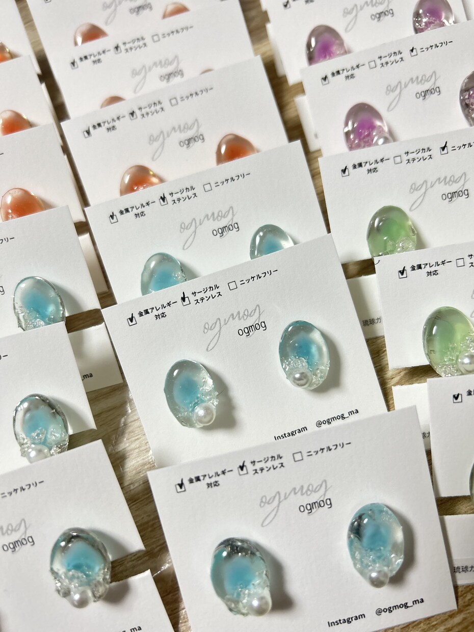 アクセサリー作成します 推しカラーアクセサリー、ウエディングアクセサリー、など イメージ2