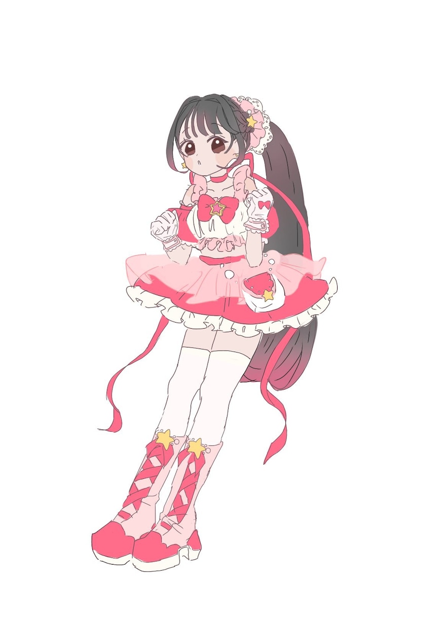 女の子のコテキャ、一枚絵をご提供致します どんなイラスト、デザインでもお任せ下さい！ イメージ2