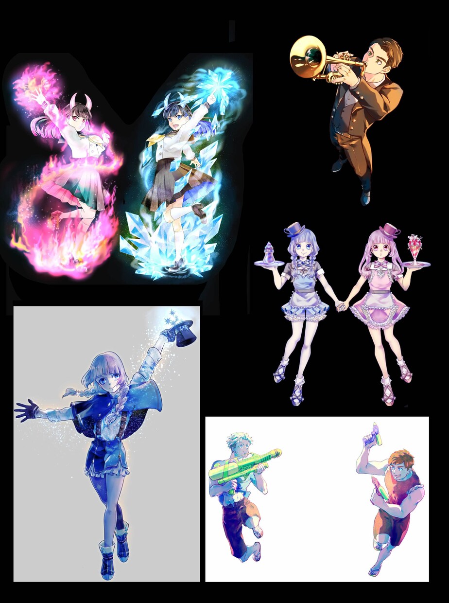 オリジナル・二次創作のイラスト制作をいたします ご希望の絵柄に沿ったイラストの制作いたします イメージ4